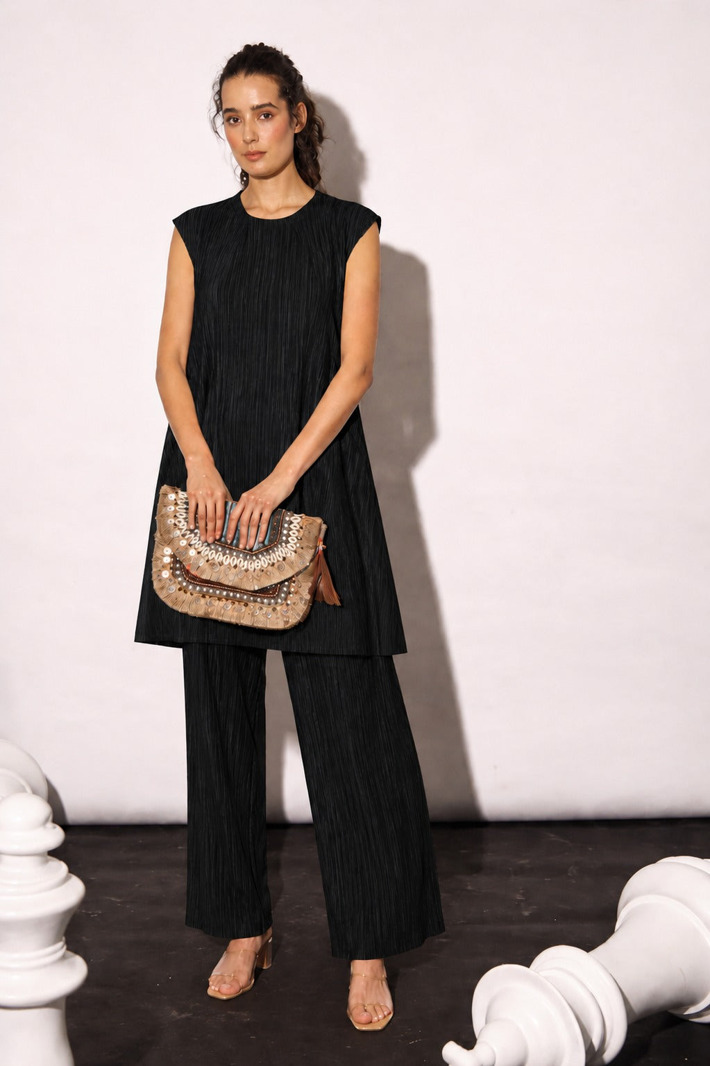 CARA CO-ORD SET - BLACK