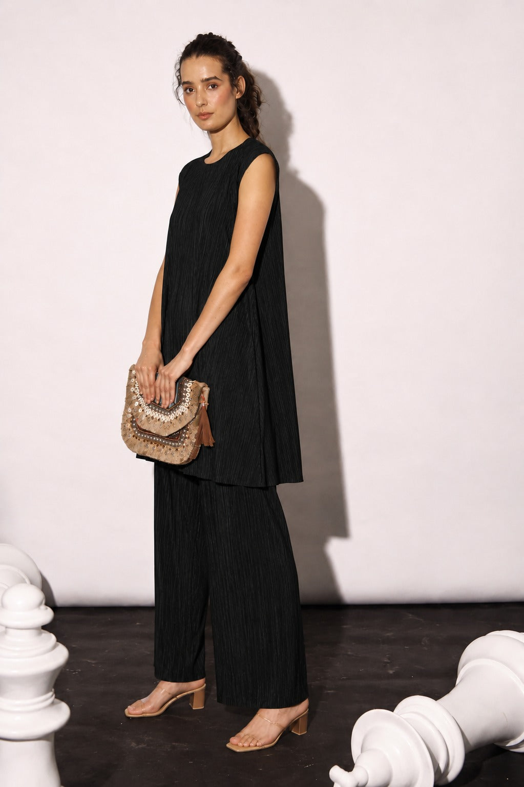 CARA CO-ORD SET - BLACK