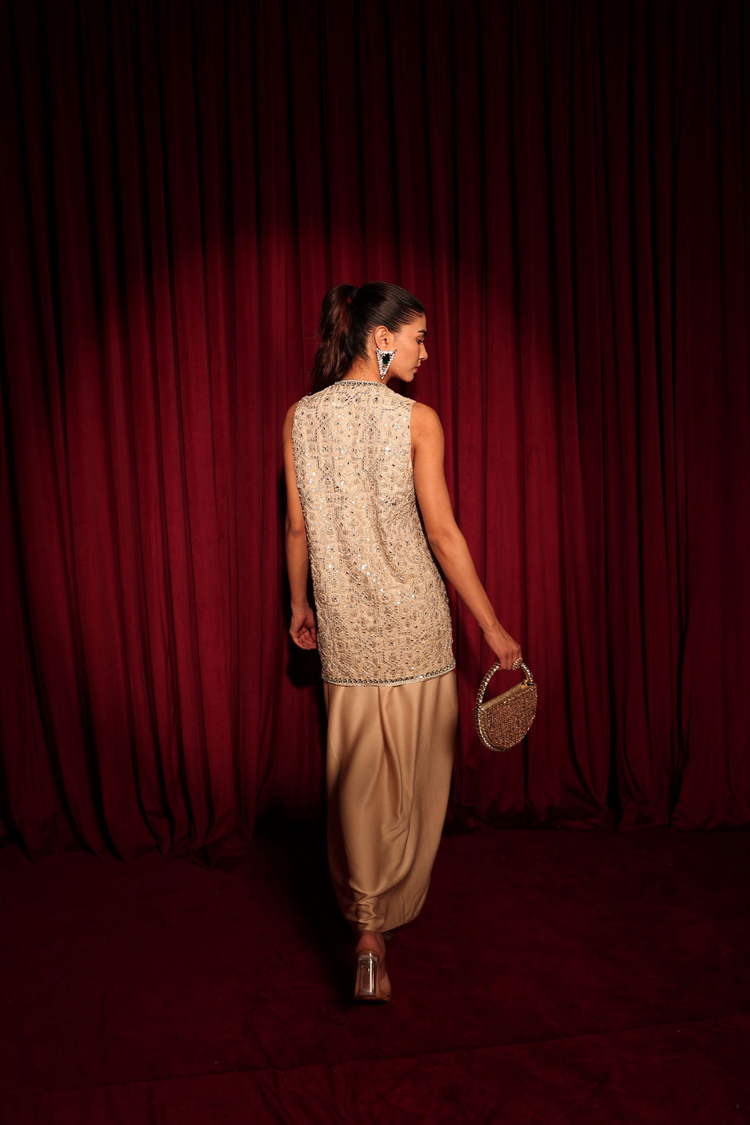 Sleeveless Sitara Waistcoat Set