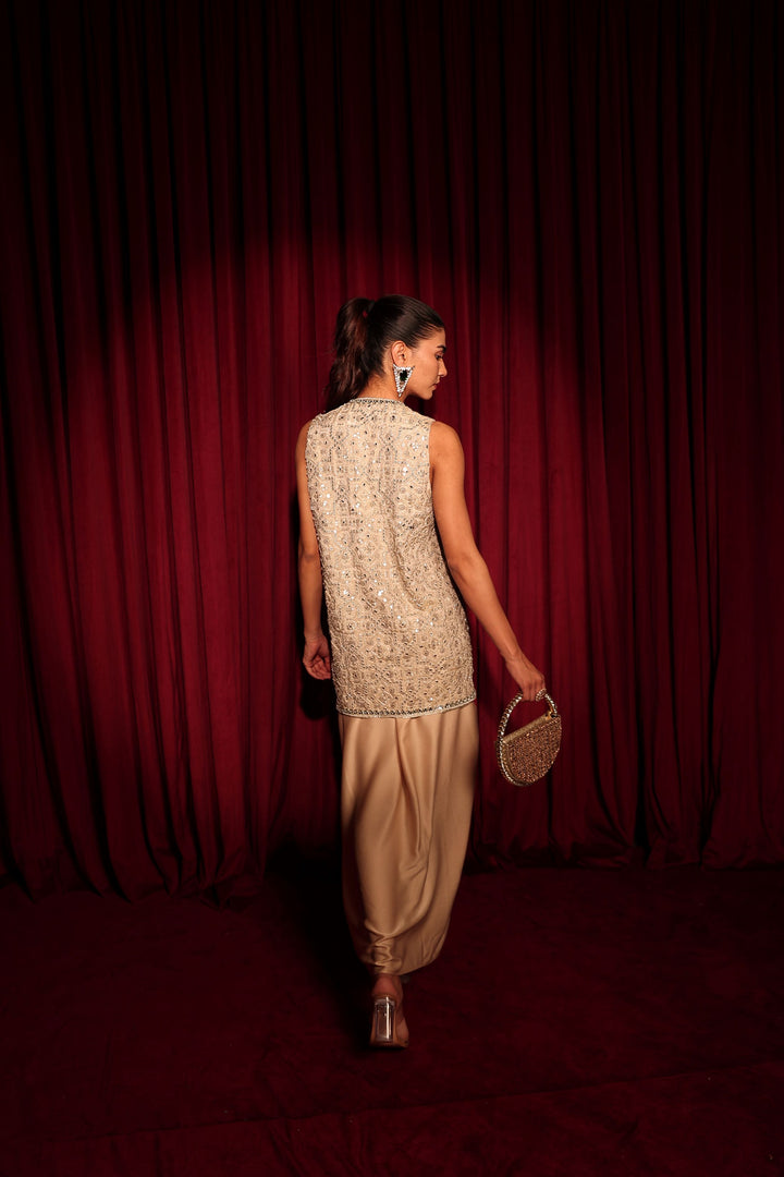 Sleeveless Sitara Waistcoat Set