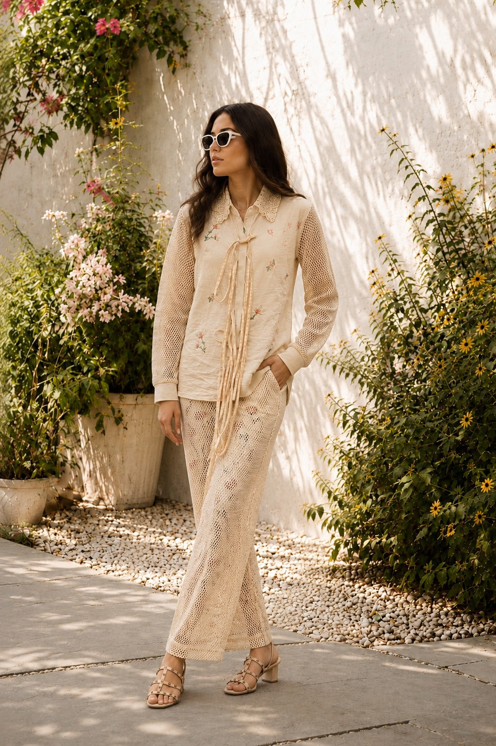 CAMELIA JUTE CROTCHET SET