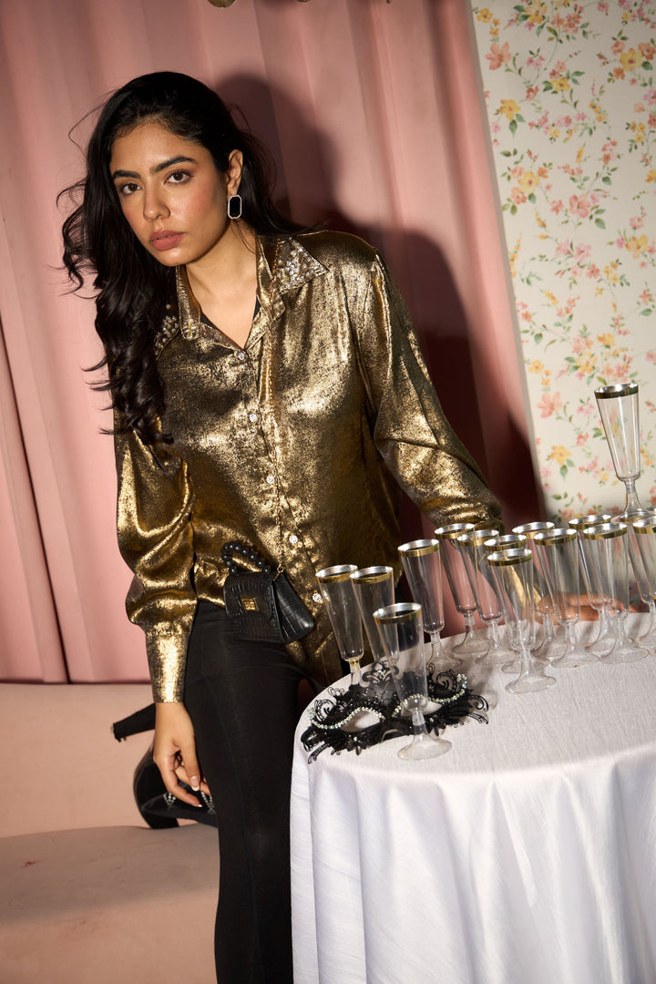 Patricia Swarovski Shirt - Bronze