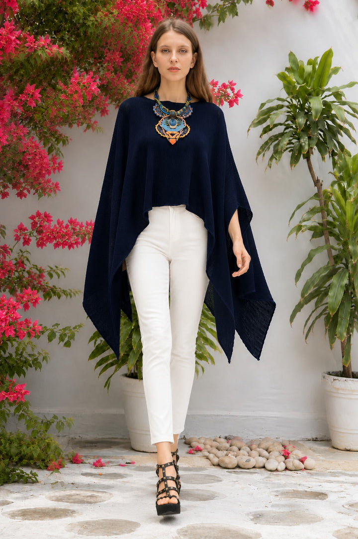 DARK BLUE CAPE