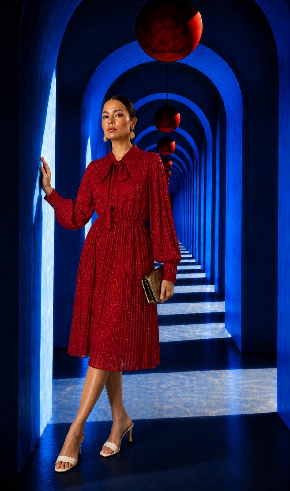 Valentine Dress - Ruby Red