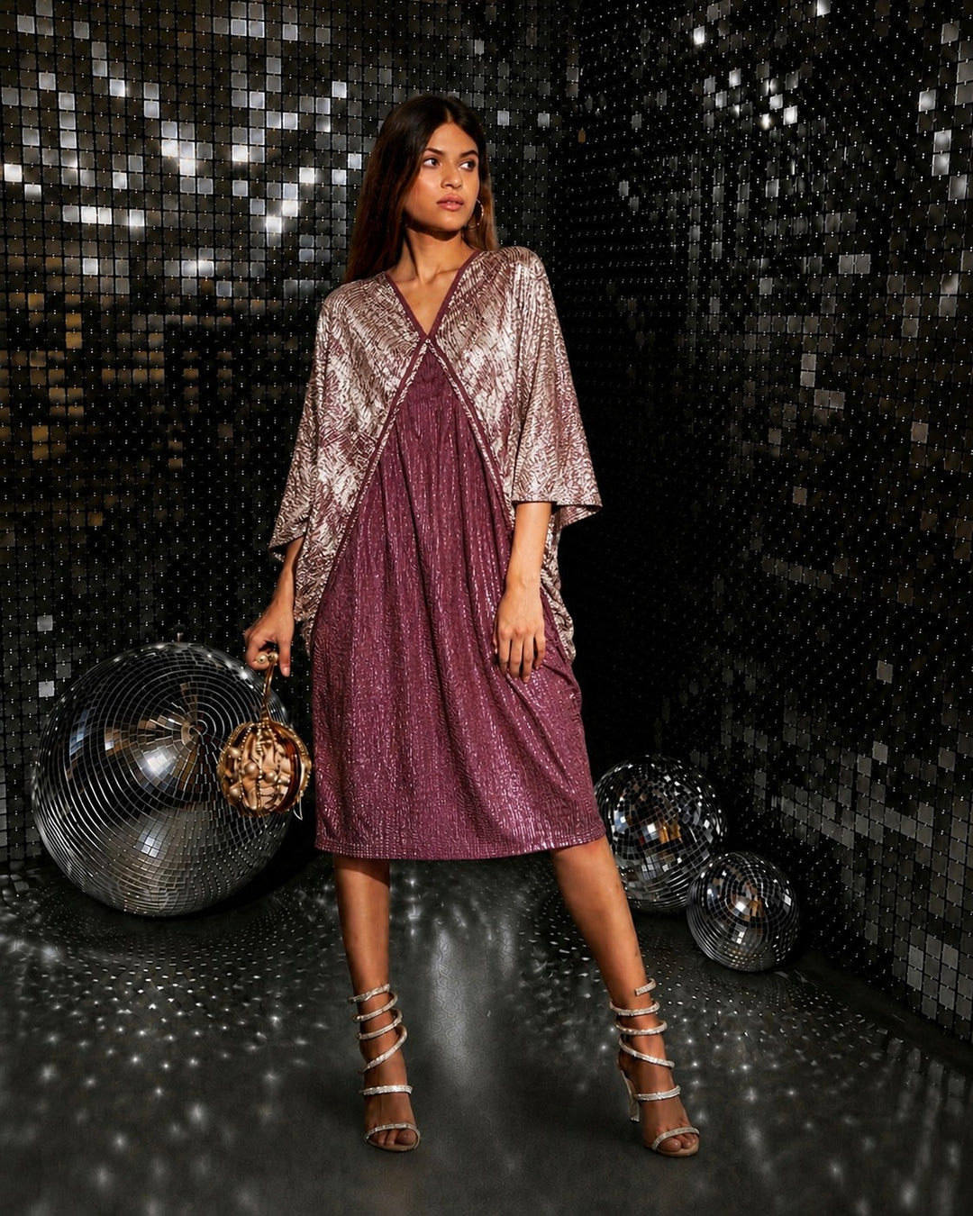 Paris charm metallic - Mouve