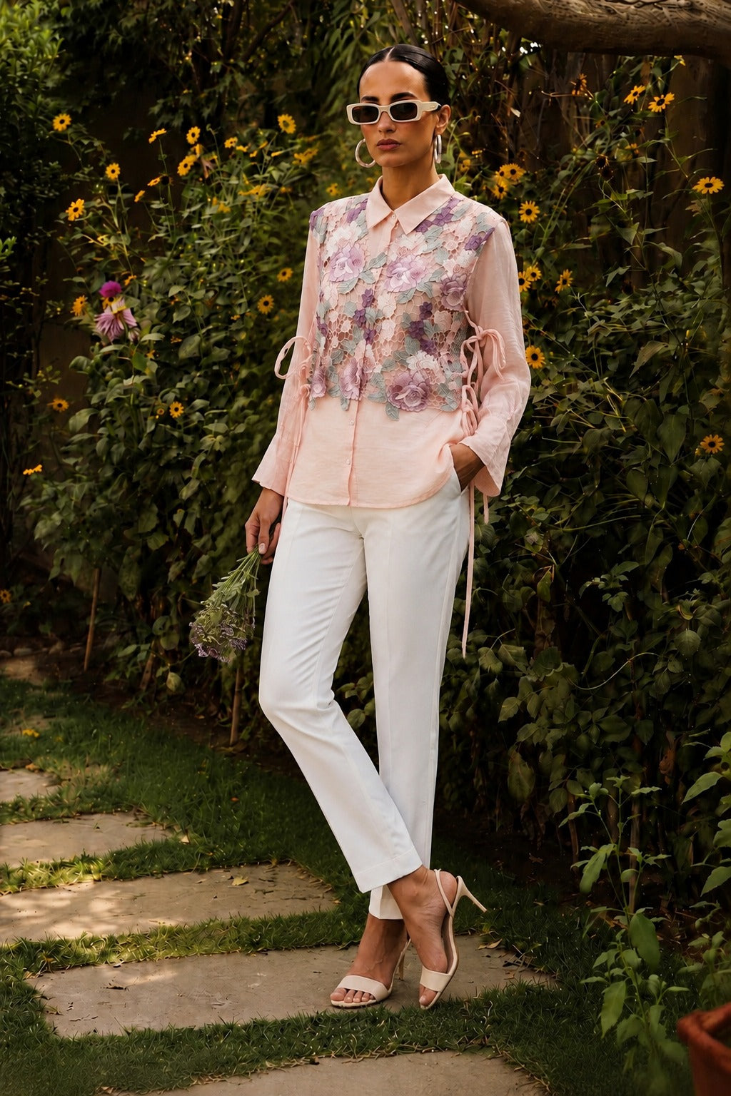 MYRA SHIRT WITH WAISTCOAT