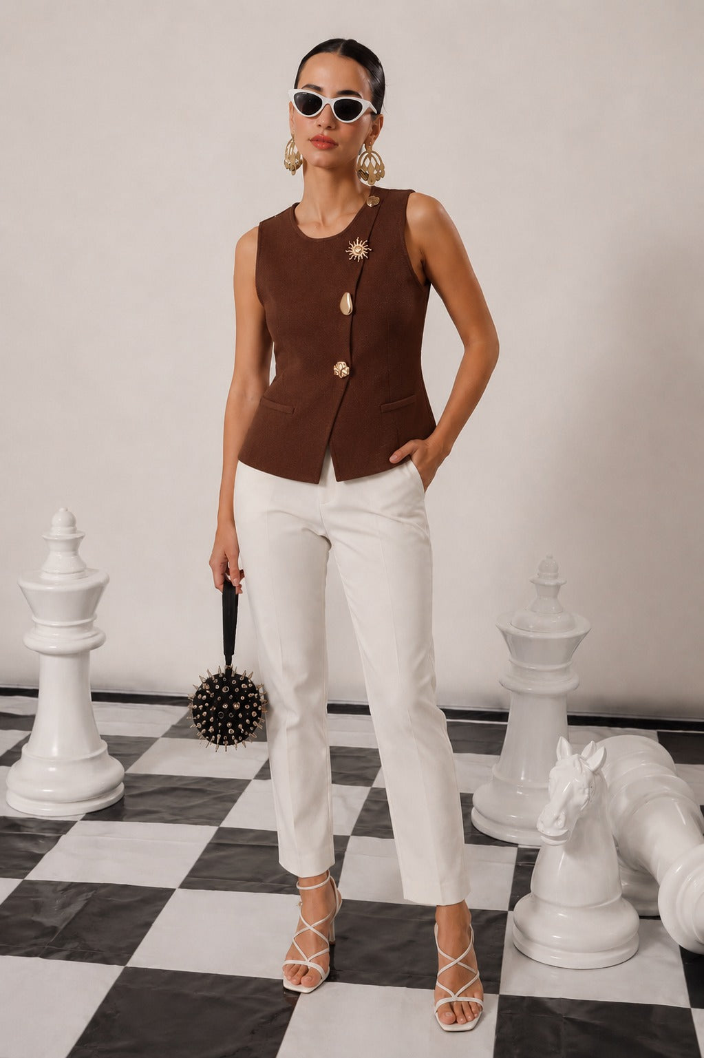 WELLESLEY WAISTCOAT- BROWN