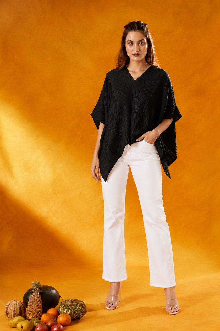 KYLIE PLEATED SET - BLACK