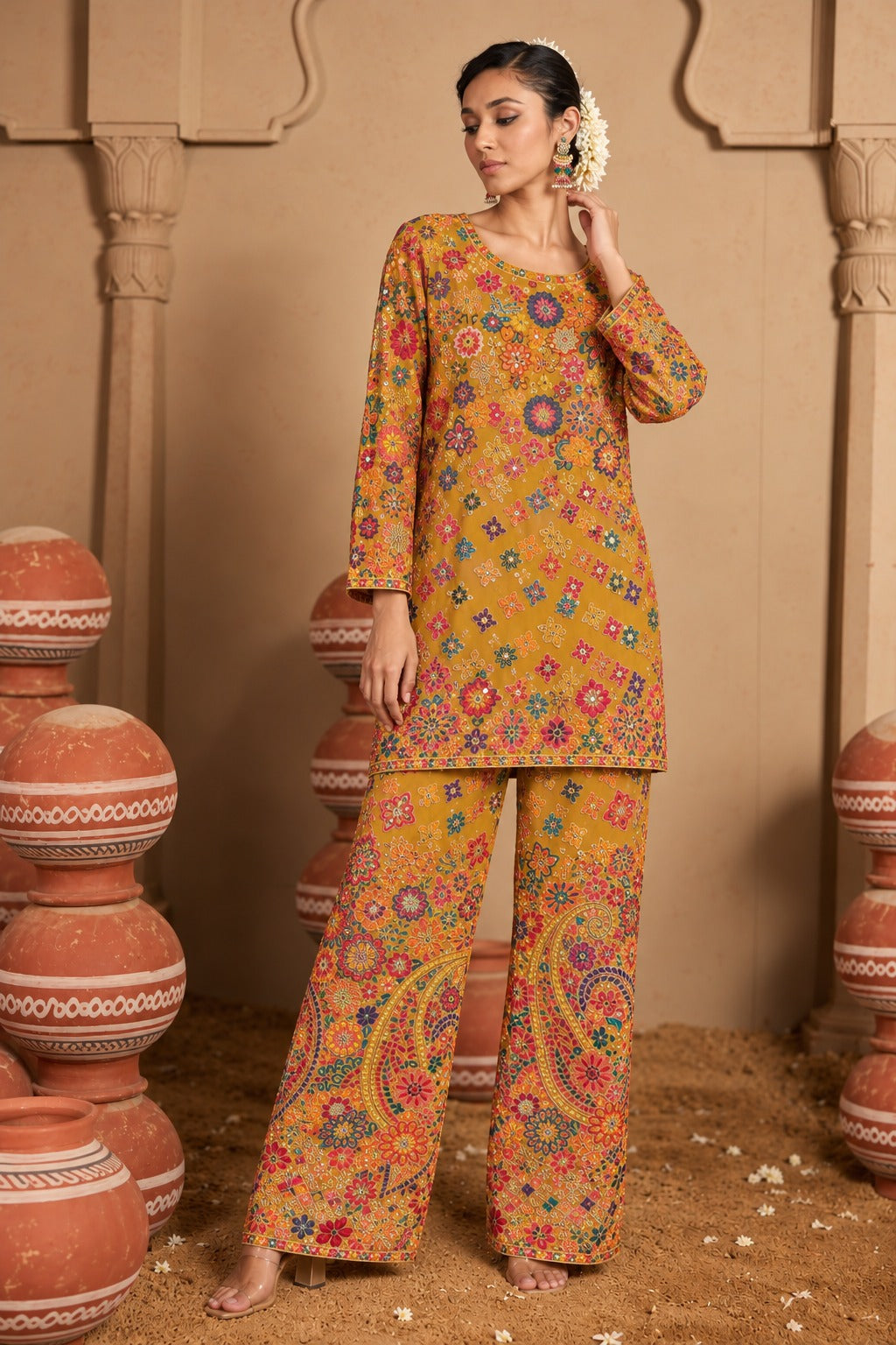 BOHO SHARARA SET - COLOURFUL