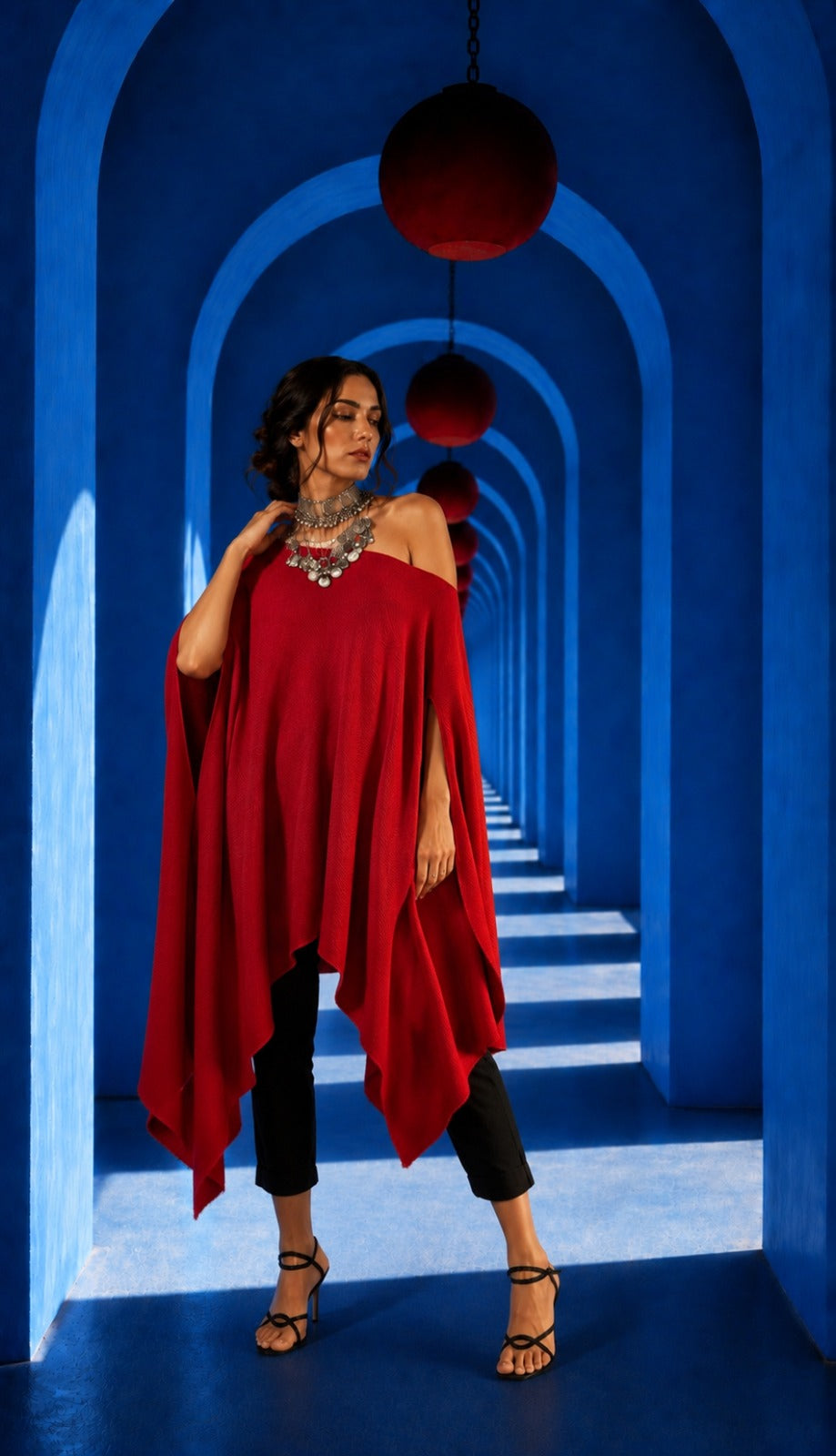 Samriddhi Dhillon in our Red Cape