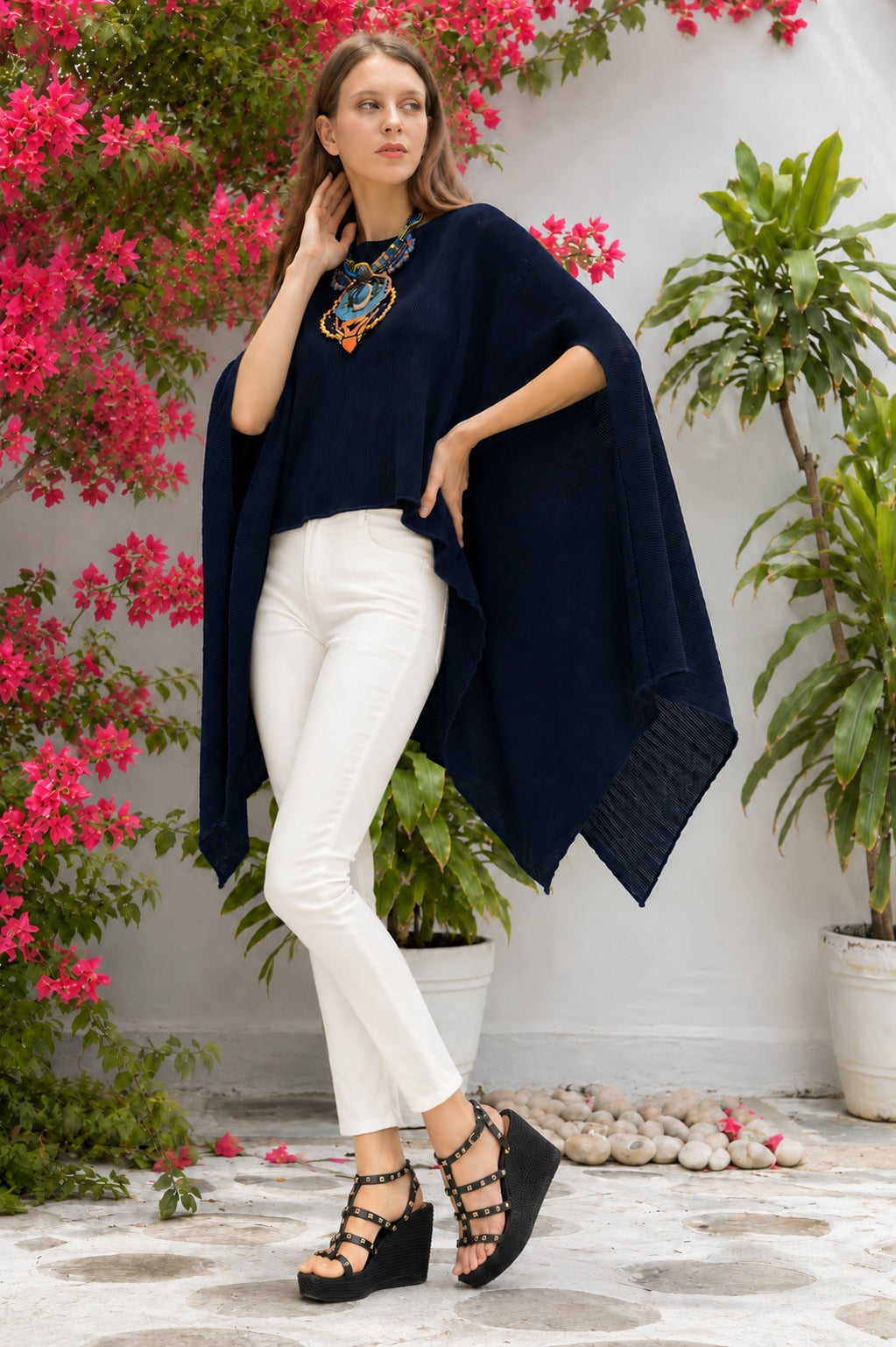 DARK BLUE CAPE