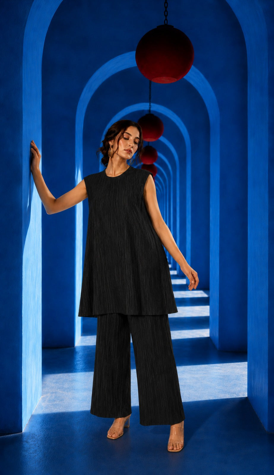 CARA CO-ORD SET - BLACK