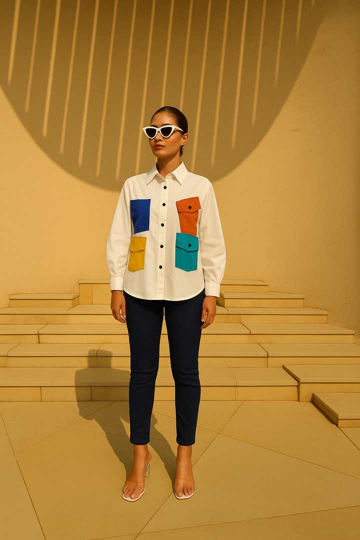 EGYPTION COTTON SHIRT - WHITE