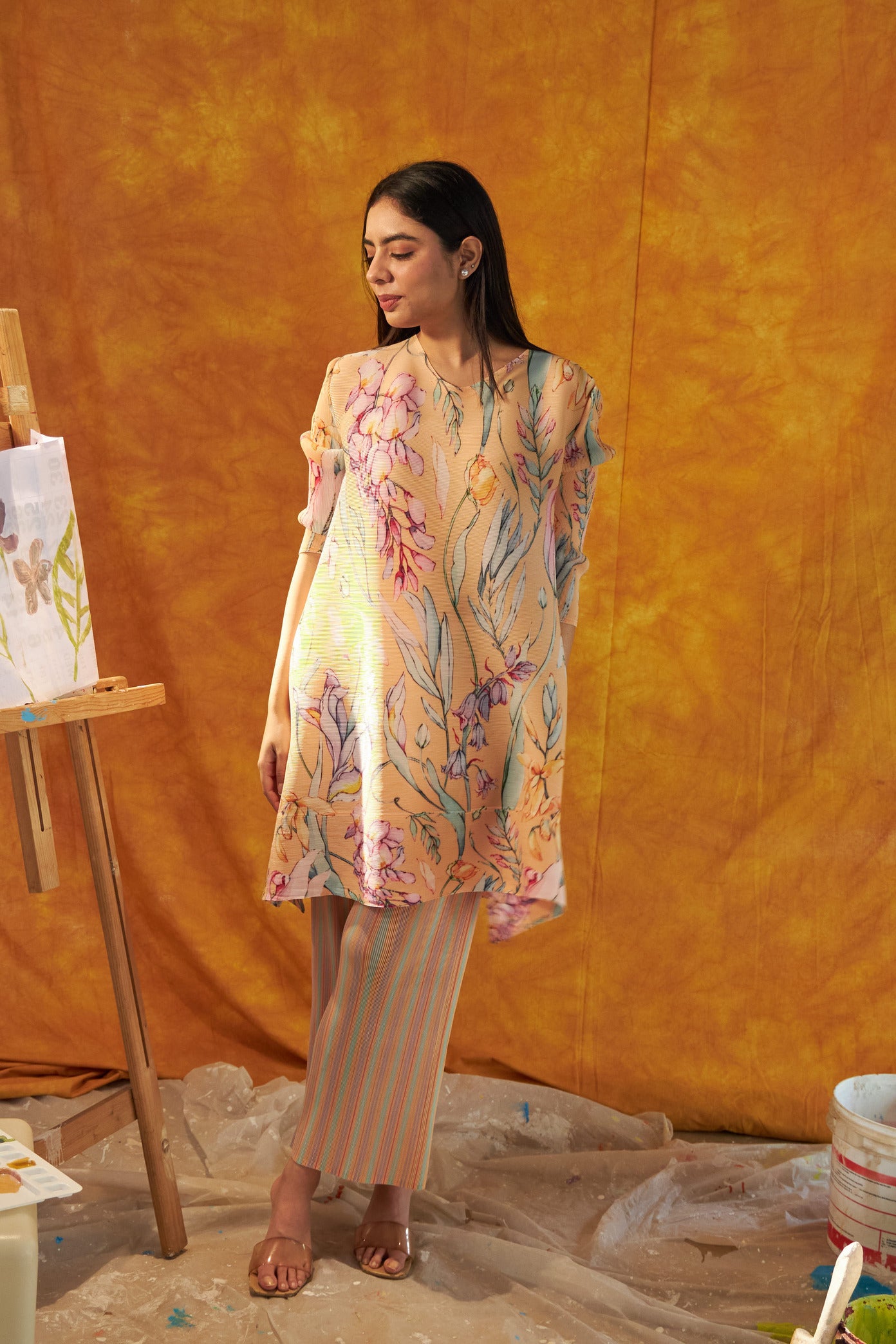 Laylon Paisley Co-ord Set - Yellow – Tasuvure