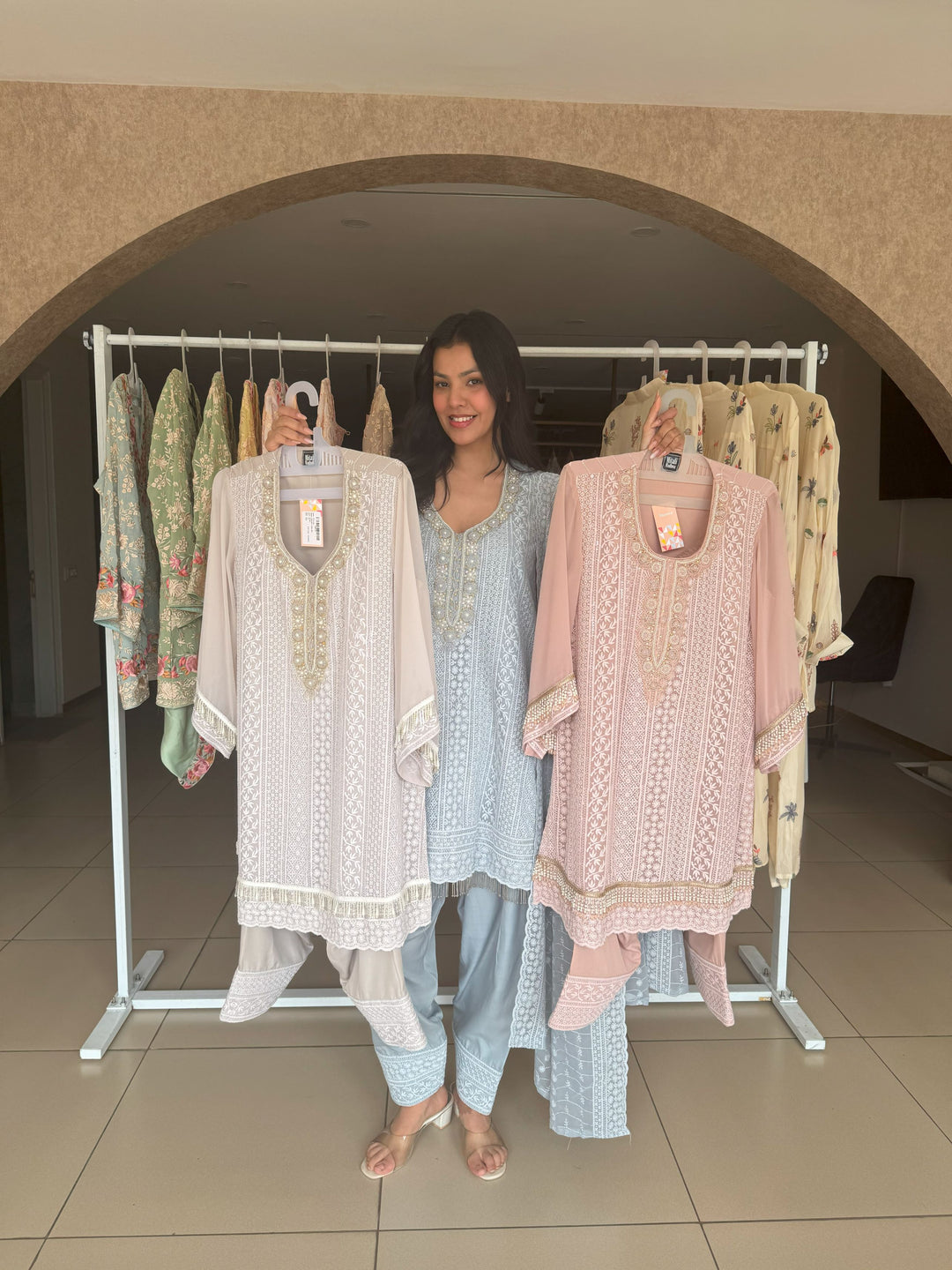 Chicken Tunic Set - Blue