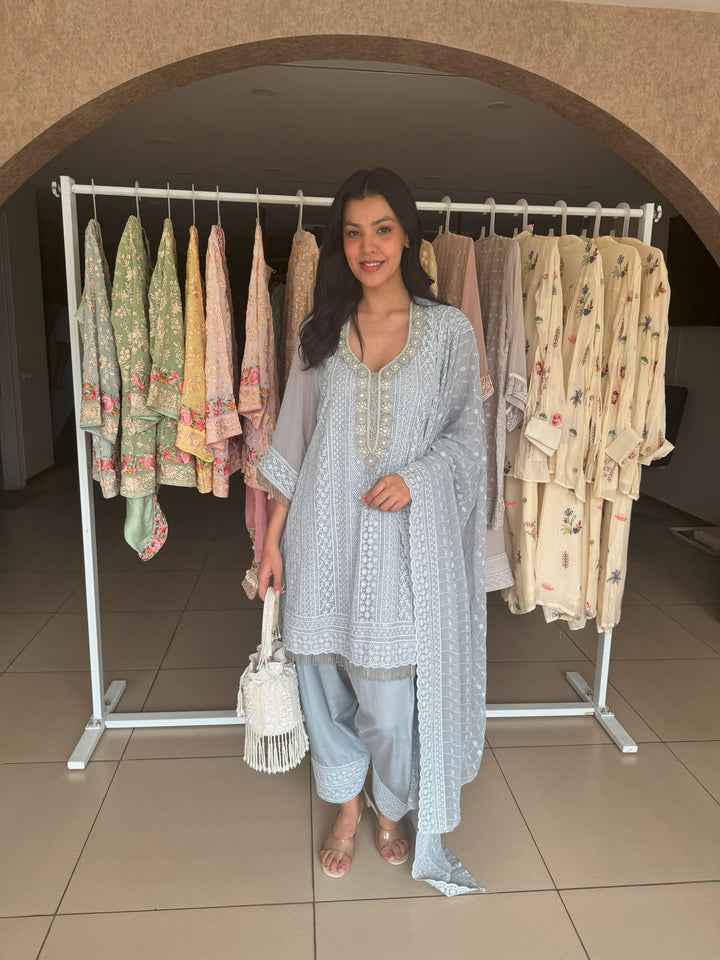 Chicken Tunic Set - Blue