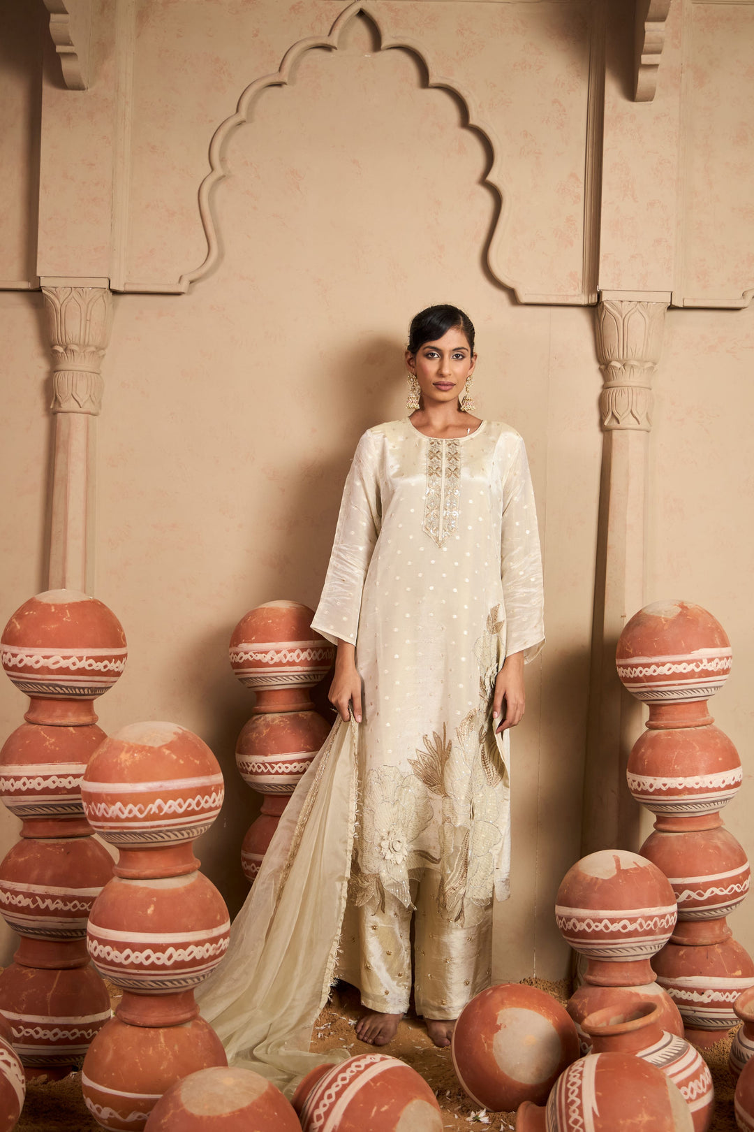 MW Kurta Set - Ivory