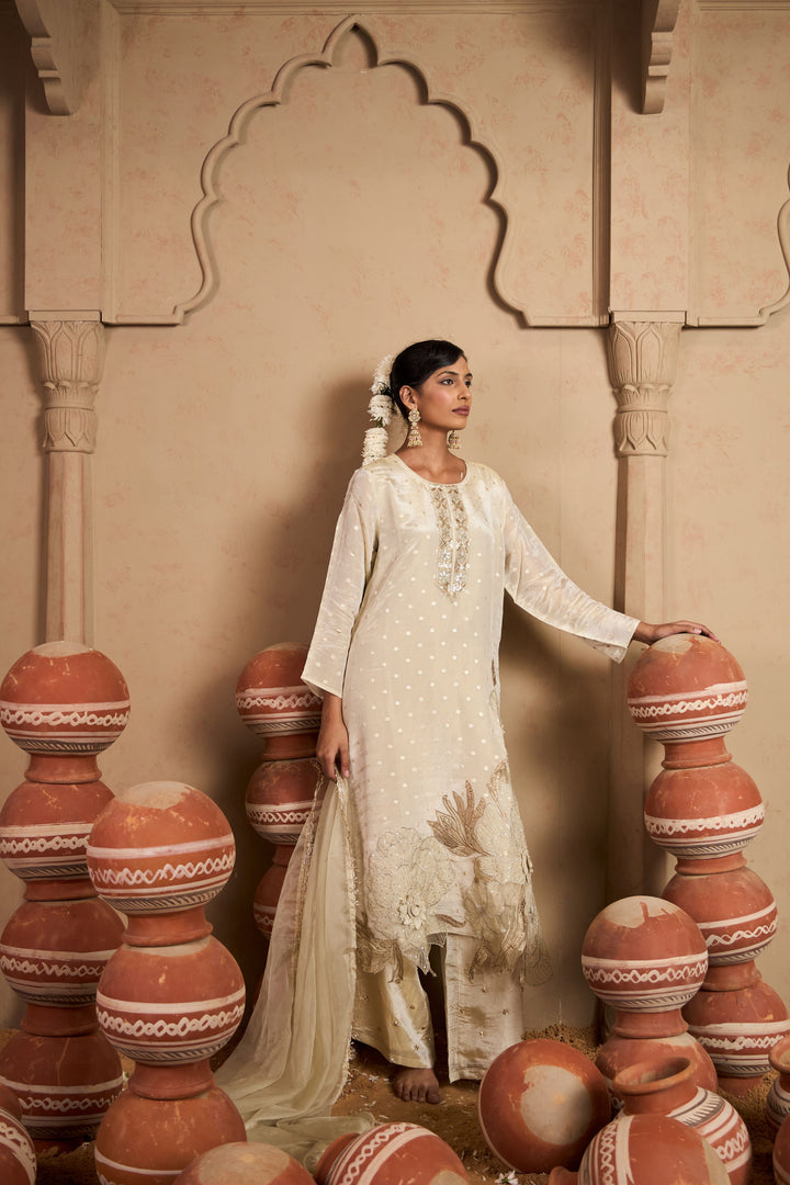 MW Kurta Set - Ivory