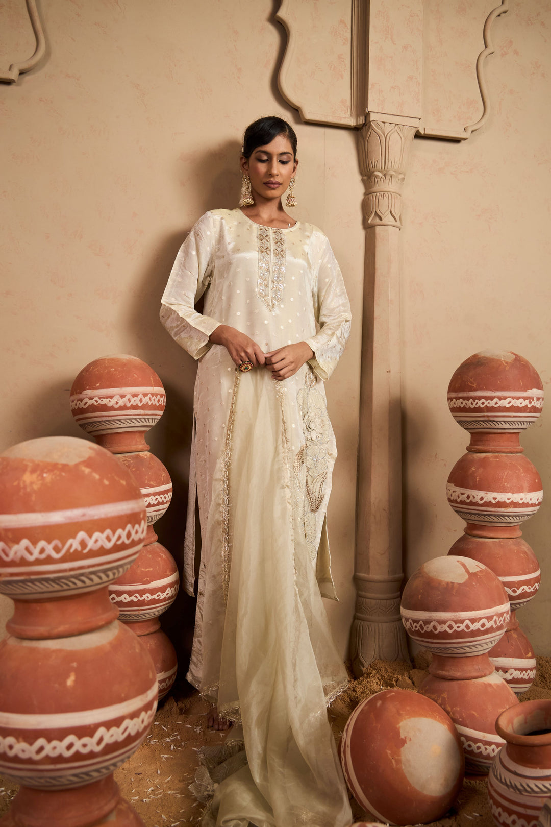 MW Kurta Set - Ivory