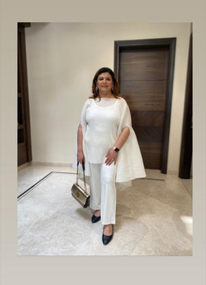 Signature Cape - White