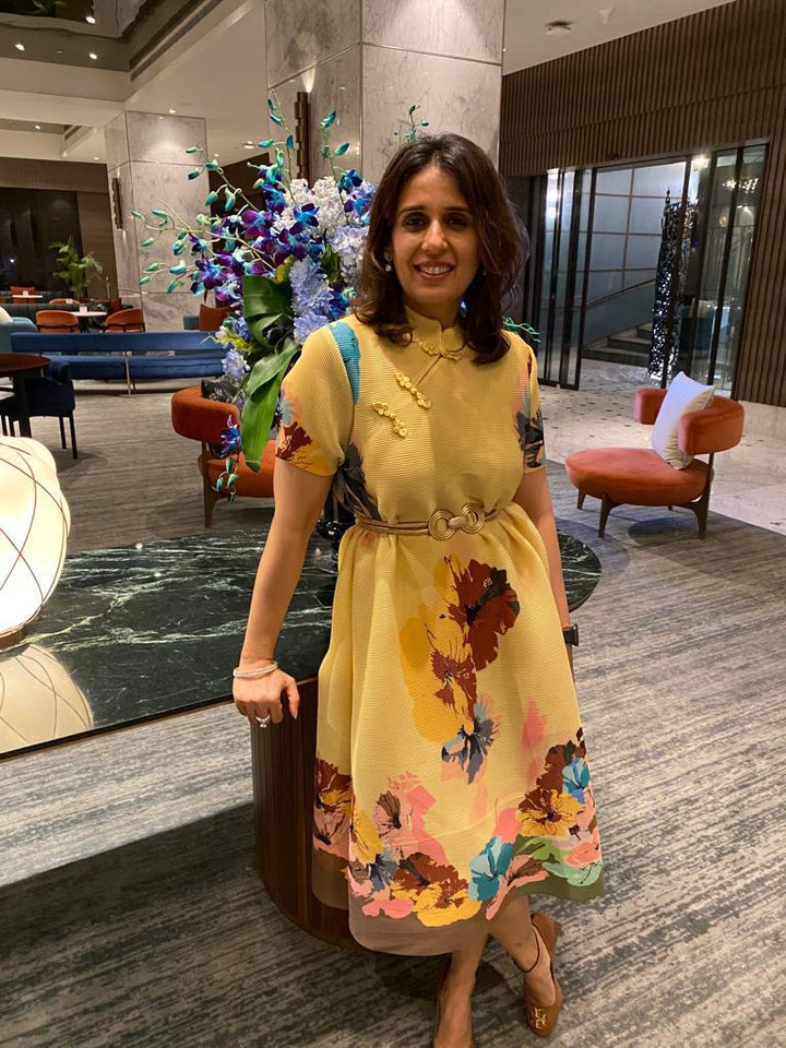 Floral Dress - Yellow