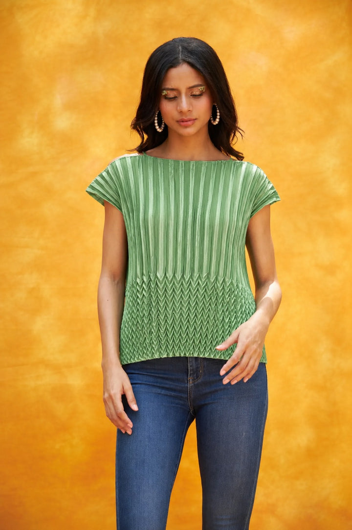 GOAN SMOKED TOP-MINT GREEN