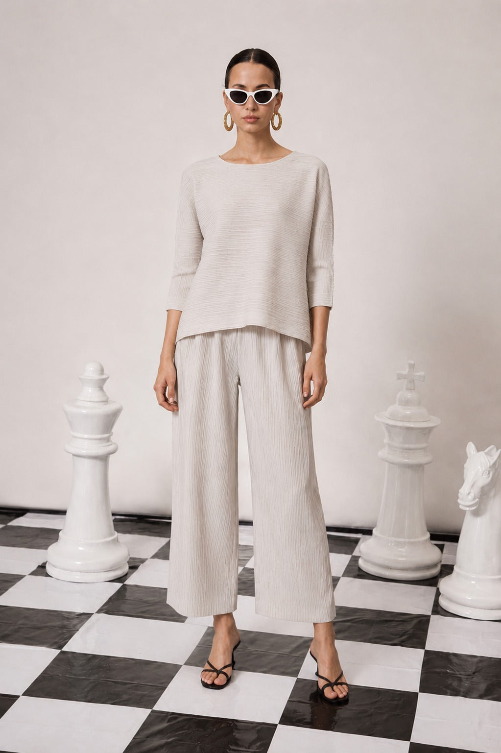 Chic Co-ord Set - Ivory