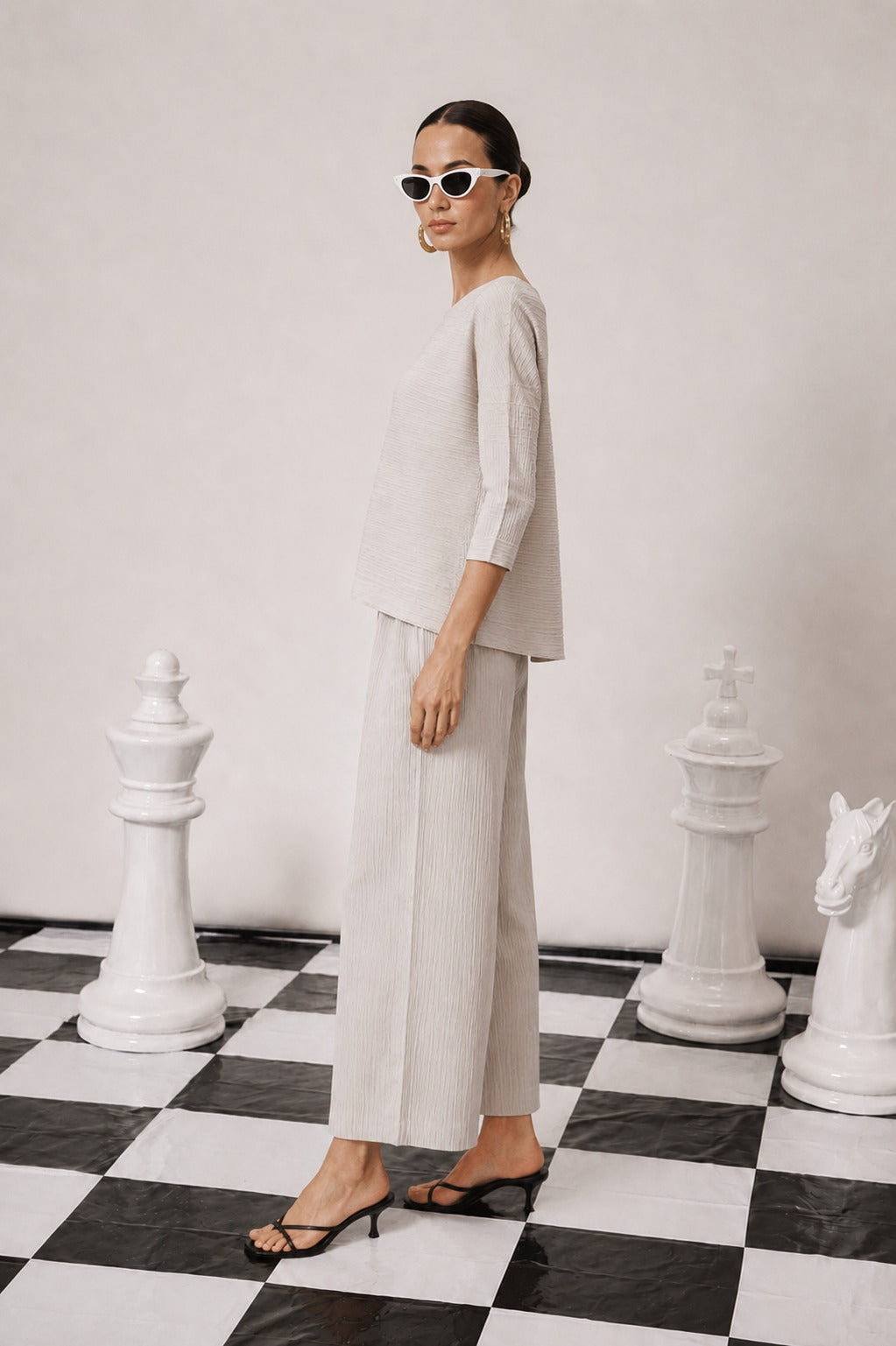 Chic Co-ord Set - Ivory