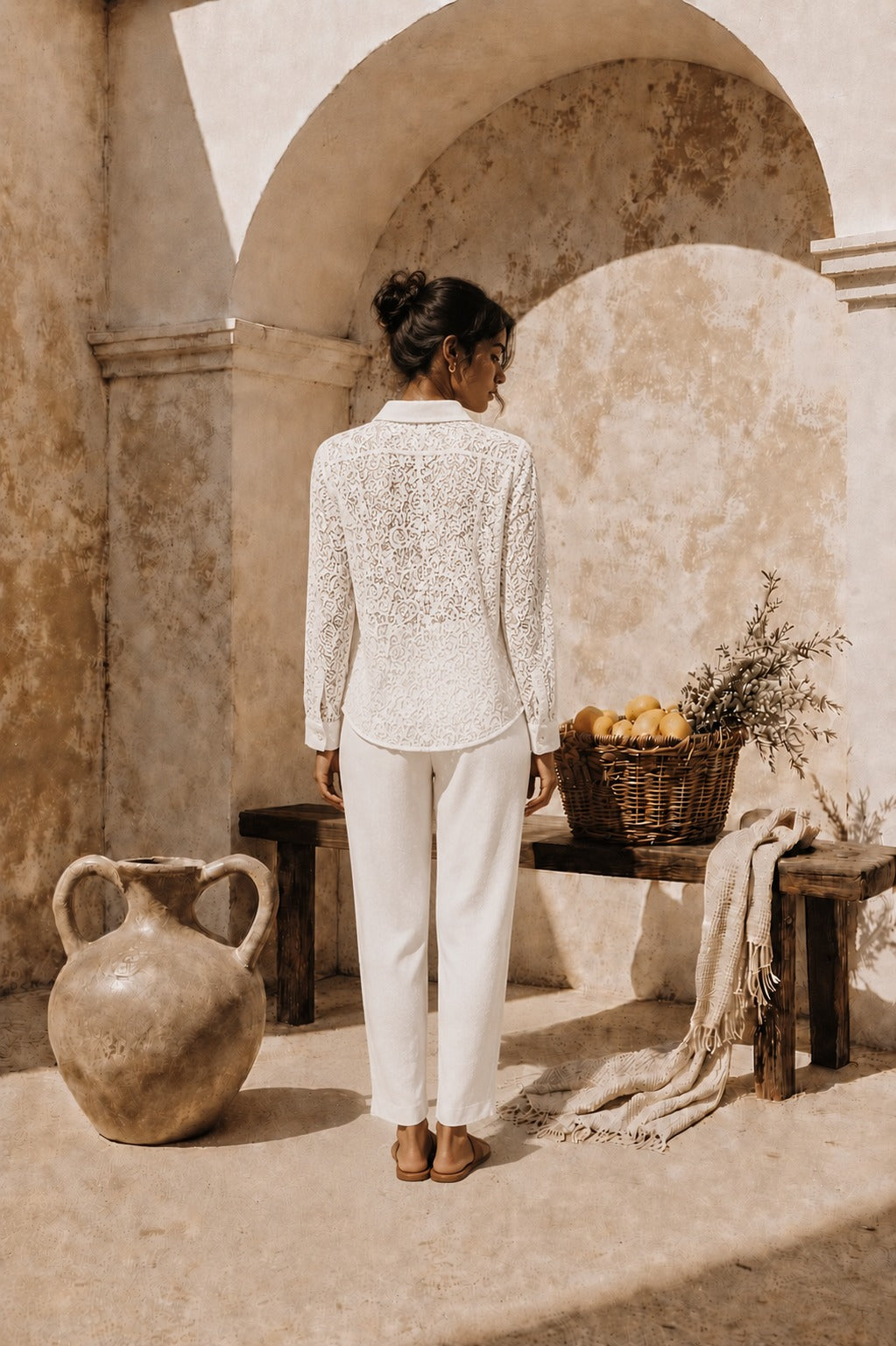 Myra Mesh Lace Shirt