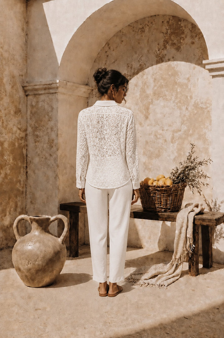 Myra Mesh Lace Shirt
