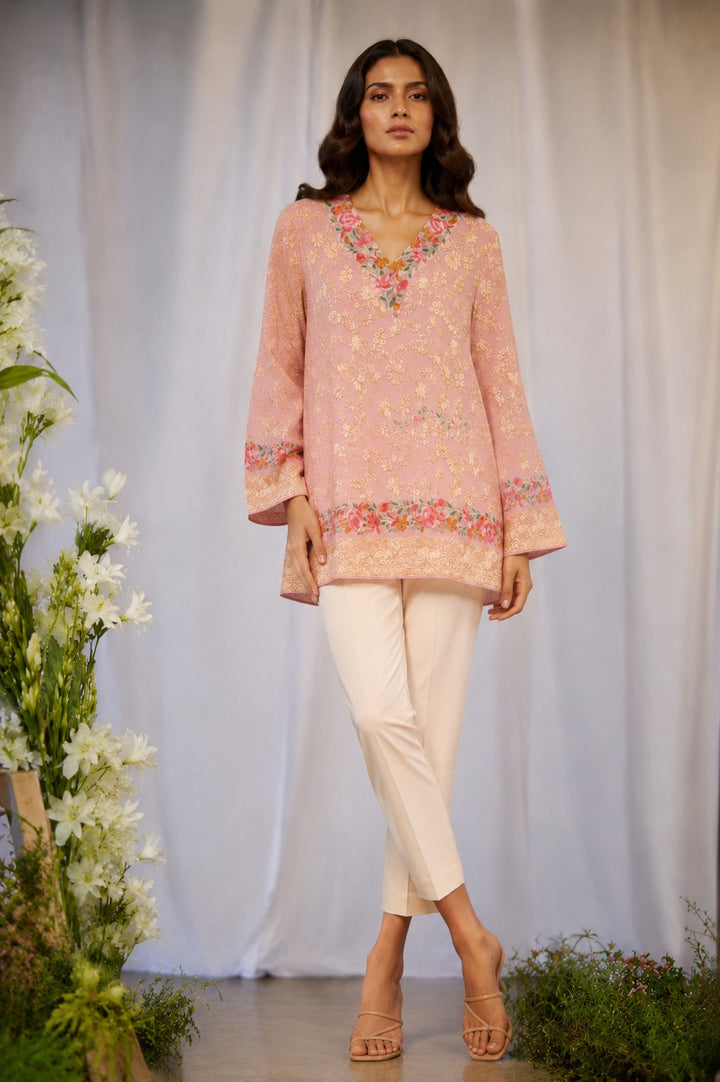 Reyna Gara Rose Dust Top - pink
