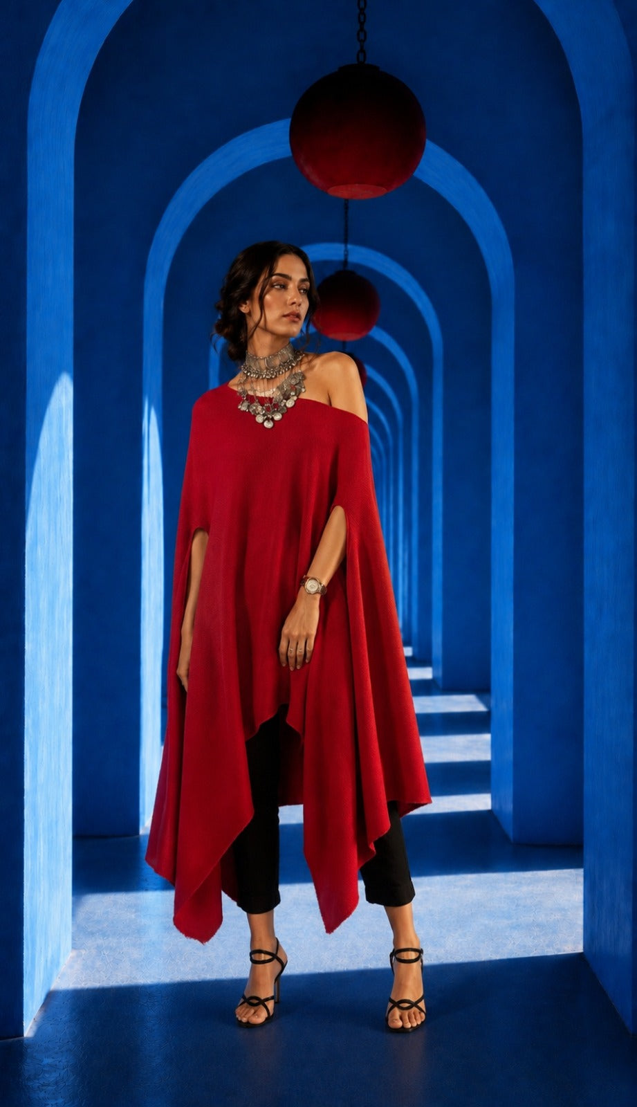 Samriddhi Dhillon in our Red Cape