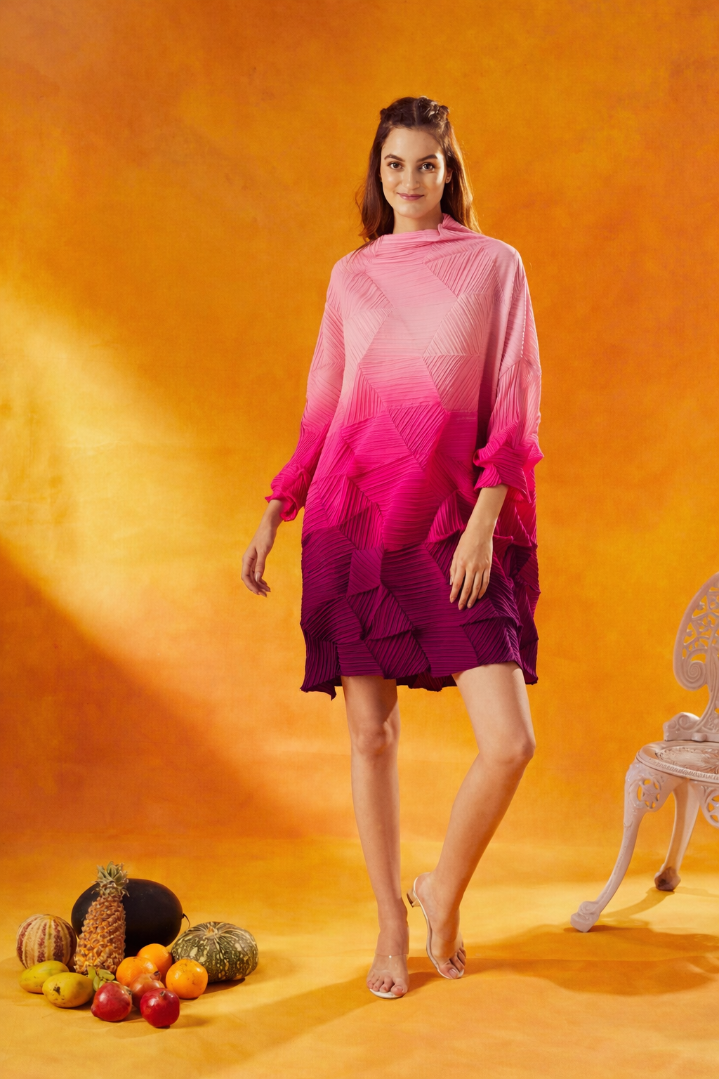 APOC DRESS - OMBRE PINK