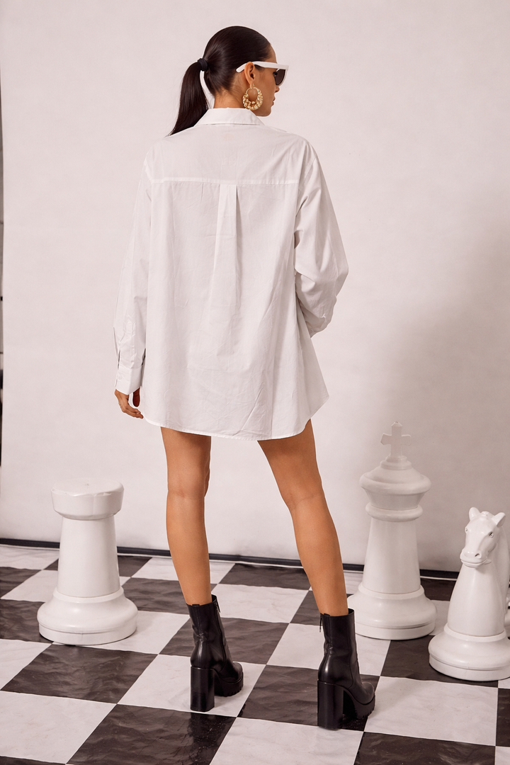 BEAU HEART SHINE SHIRT- WHITE