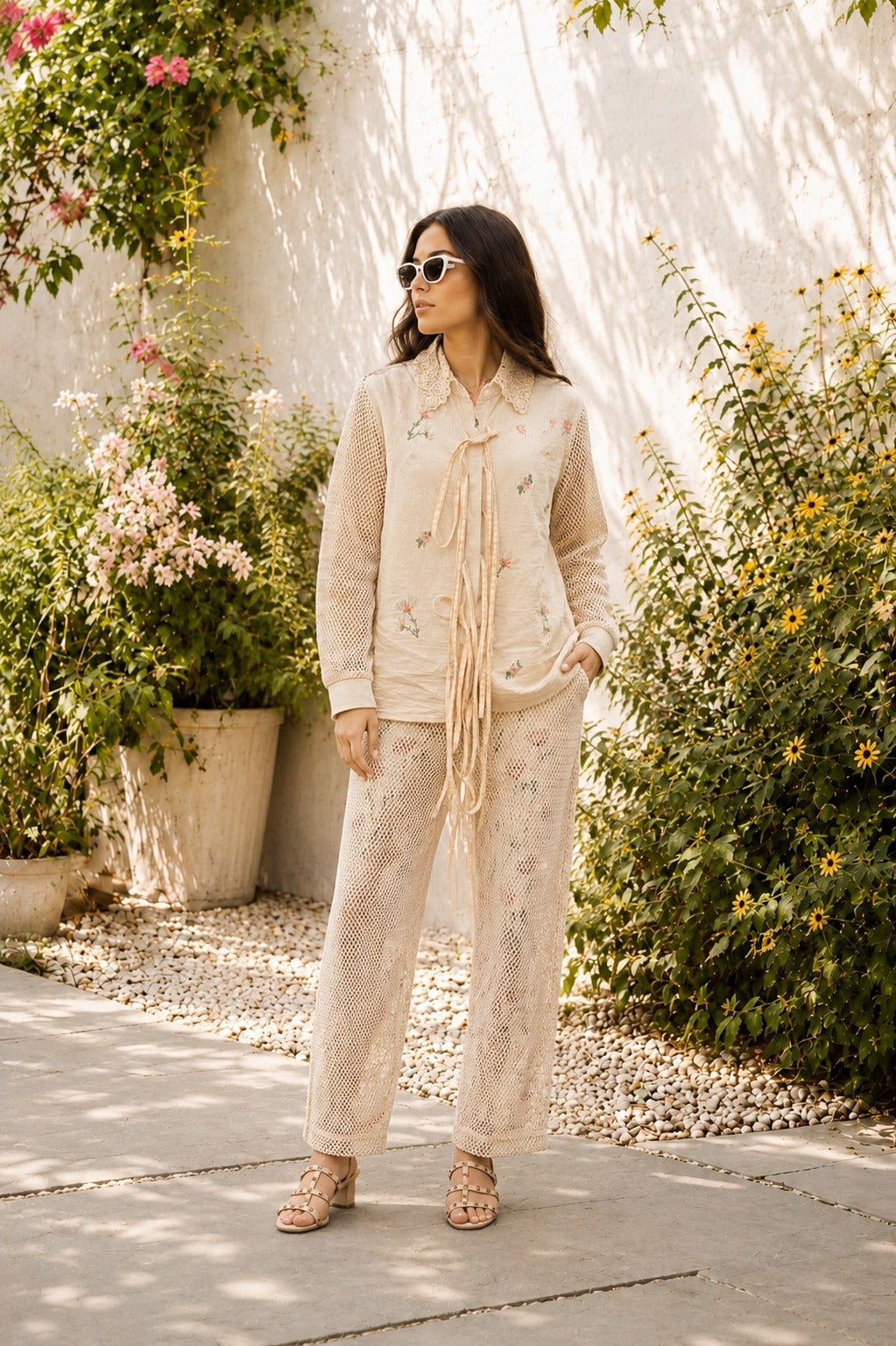 CAMELIA JUTE CROTCHET SET