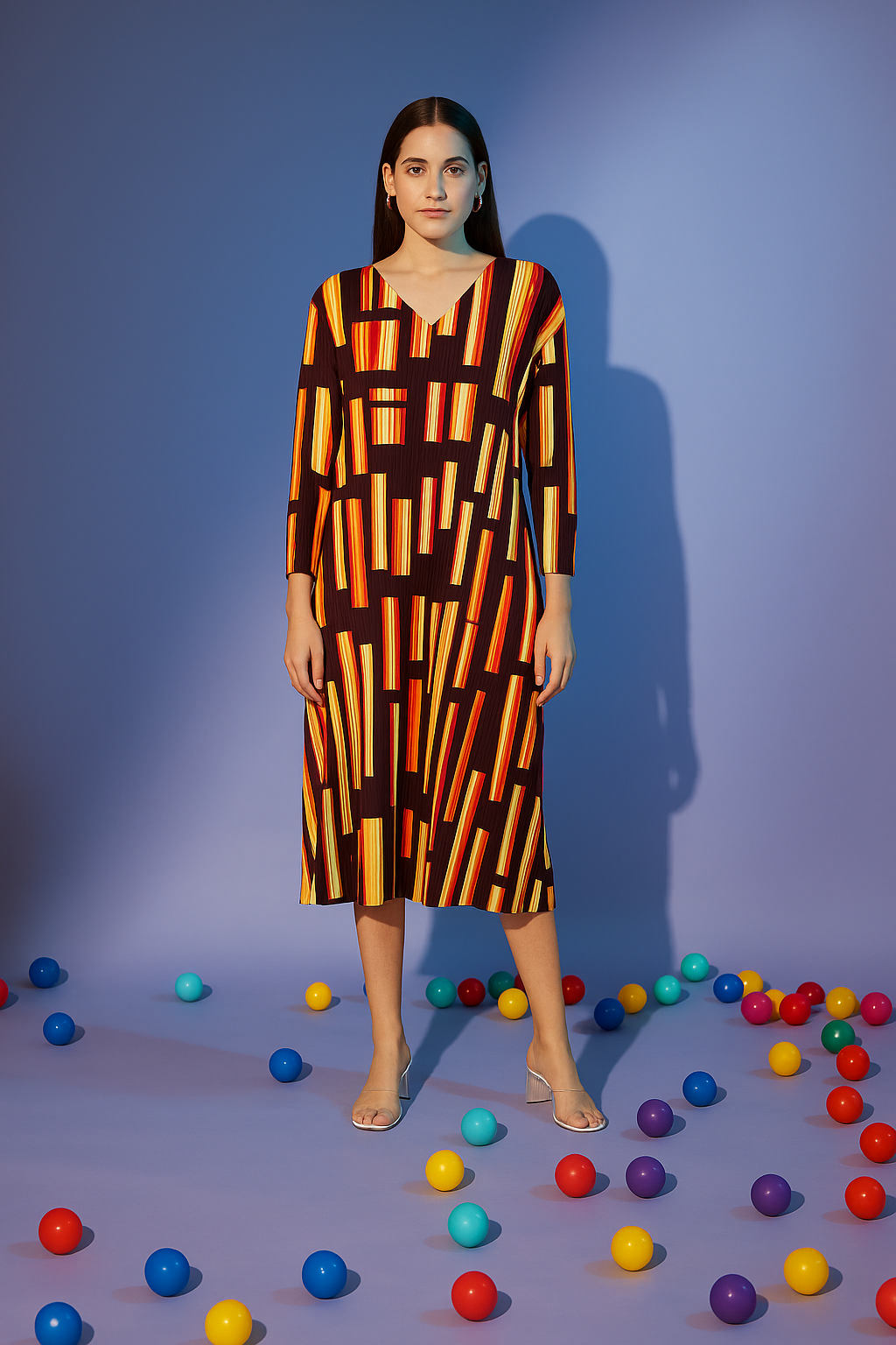 City Light Lustre - Brown Orange