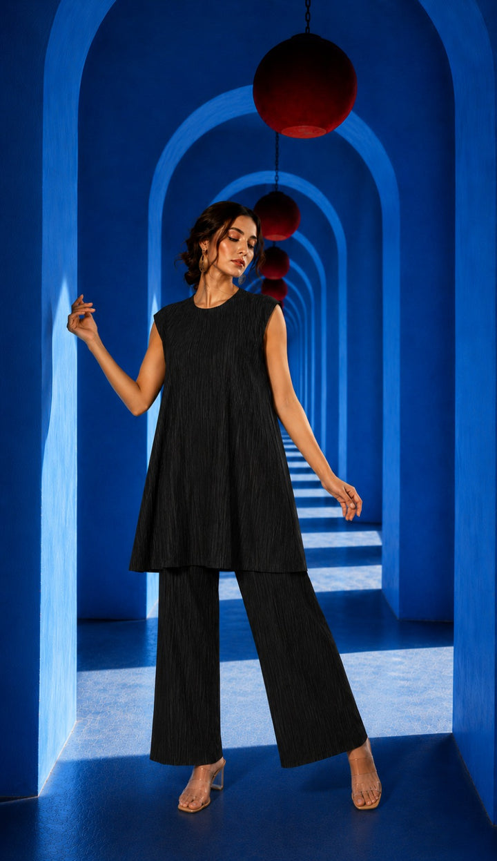 CARA CO-ORD SET - BLACK