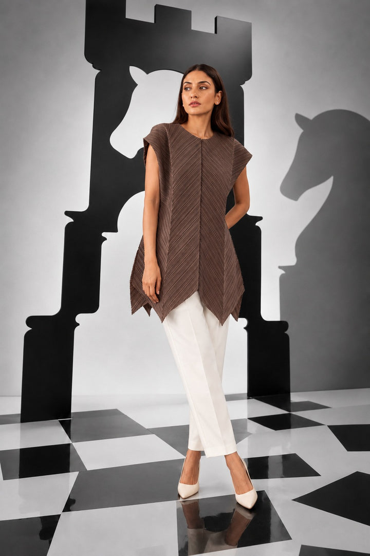 BLAIR BRAG ME TOP - BROWN