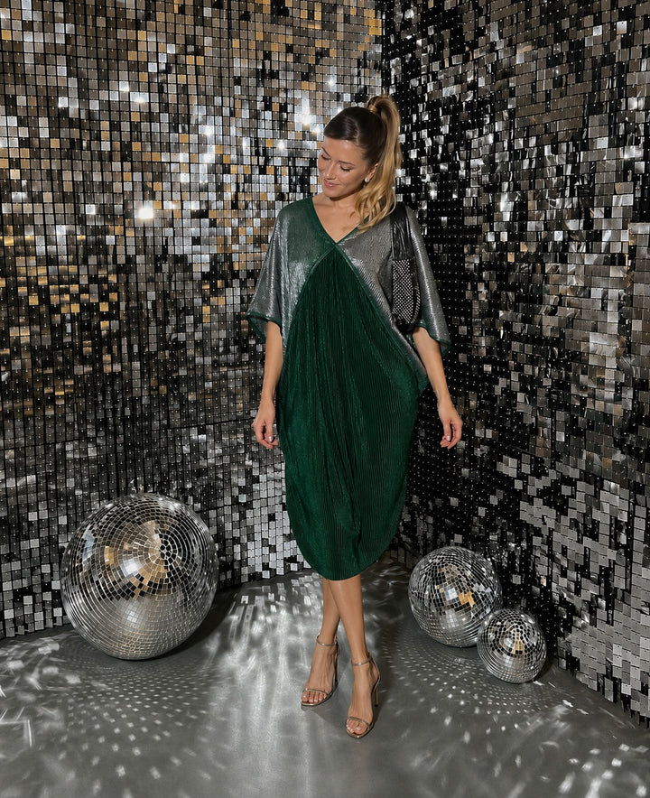 Paris Charm - Green and Silver