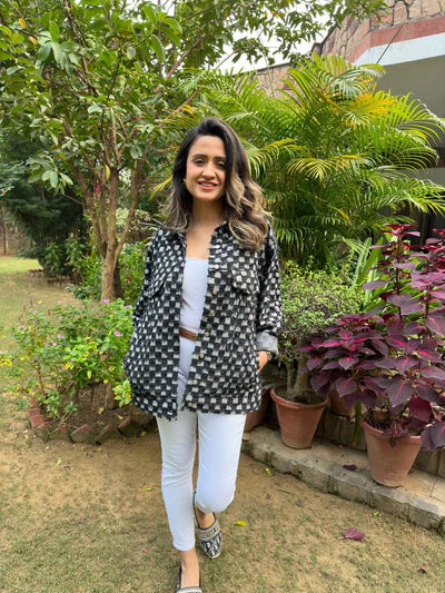 Mitali Wadhawa Black Denim Jacket