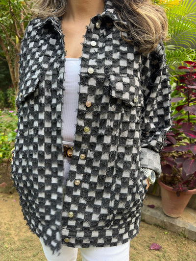 Mitali Wadhawa Black Denim Jacket