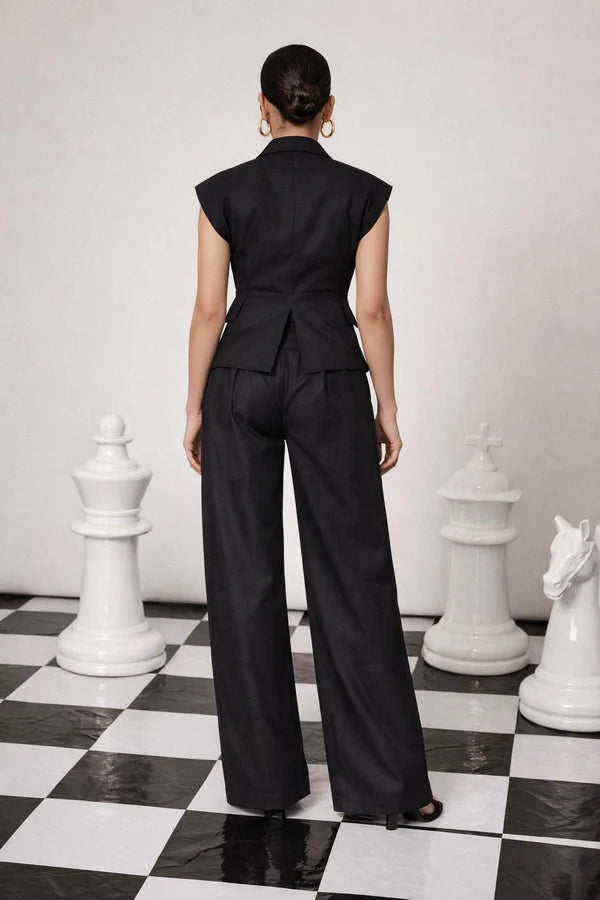 Wellesley Waistcoat - Black