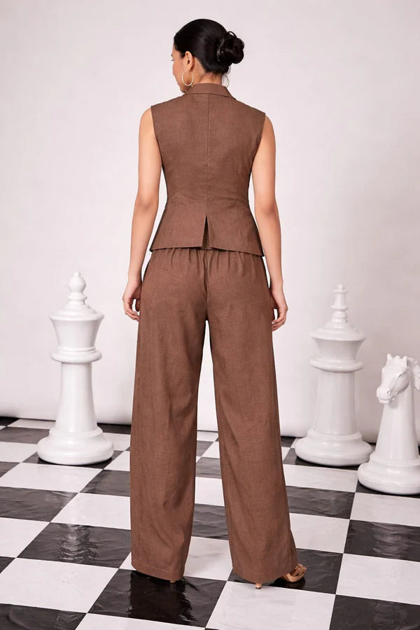 Wellesley Waistcoat - Brown