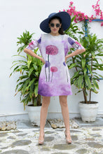 Load image into Gallery viewer, Bloomy Dandelion Dress - Purple