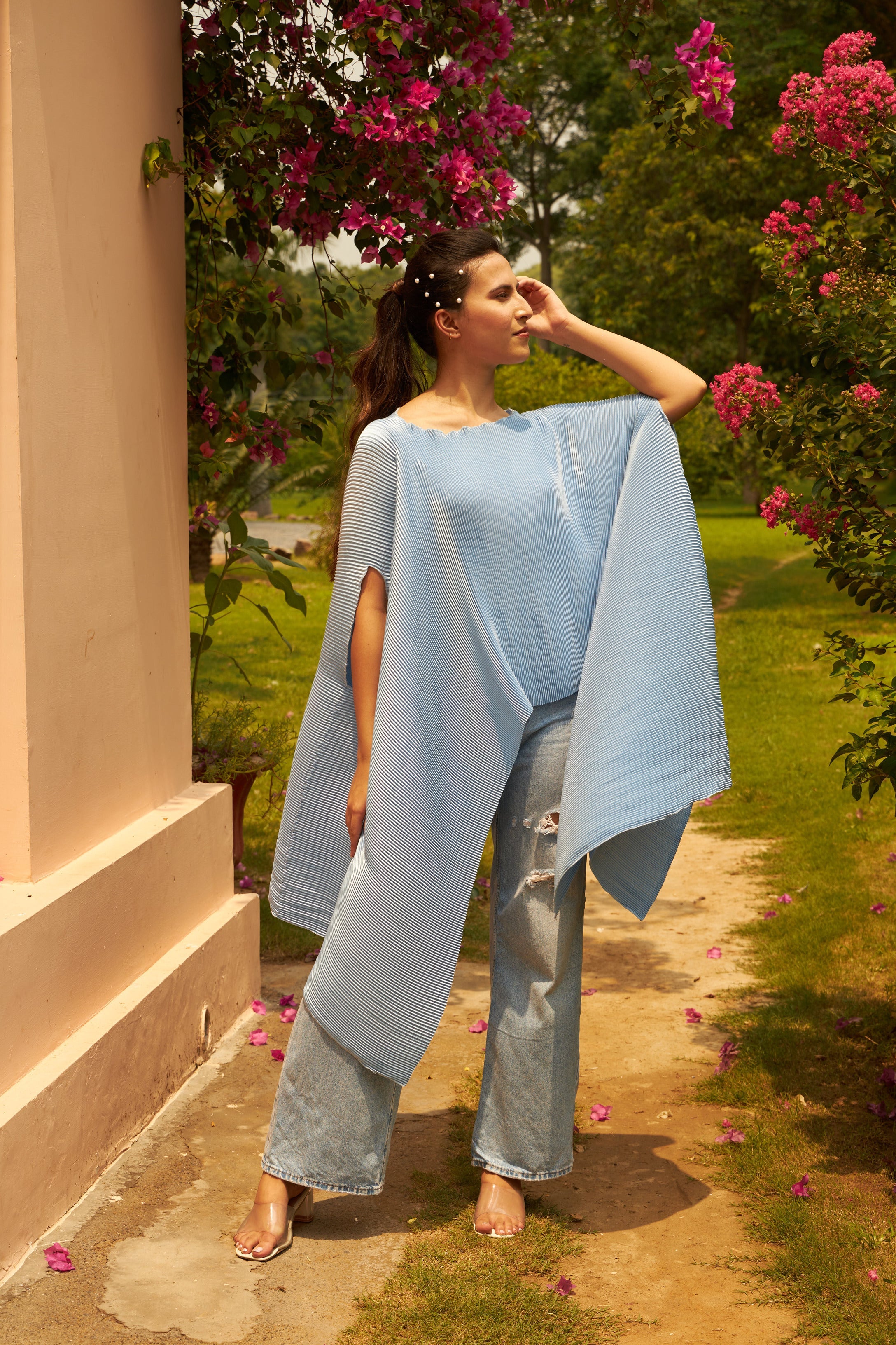 Signature Cape - Powder Blue