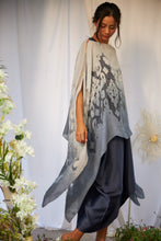 Load image into Gallery viewer, Slip Easy Dress With Organza Cape - Grey