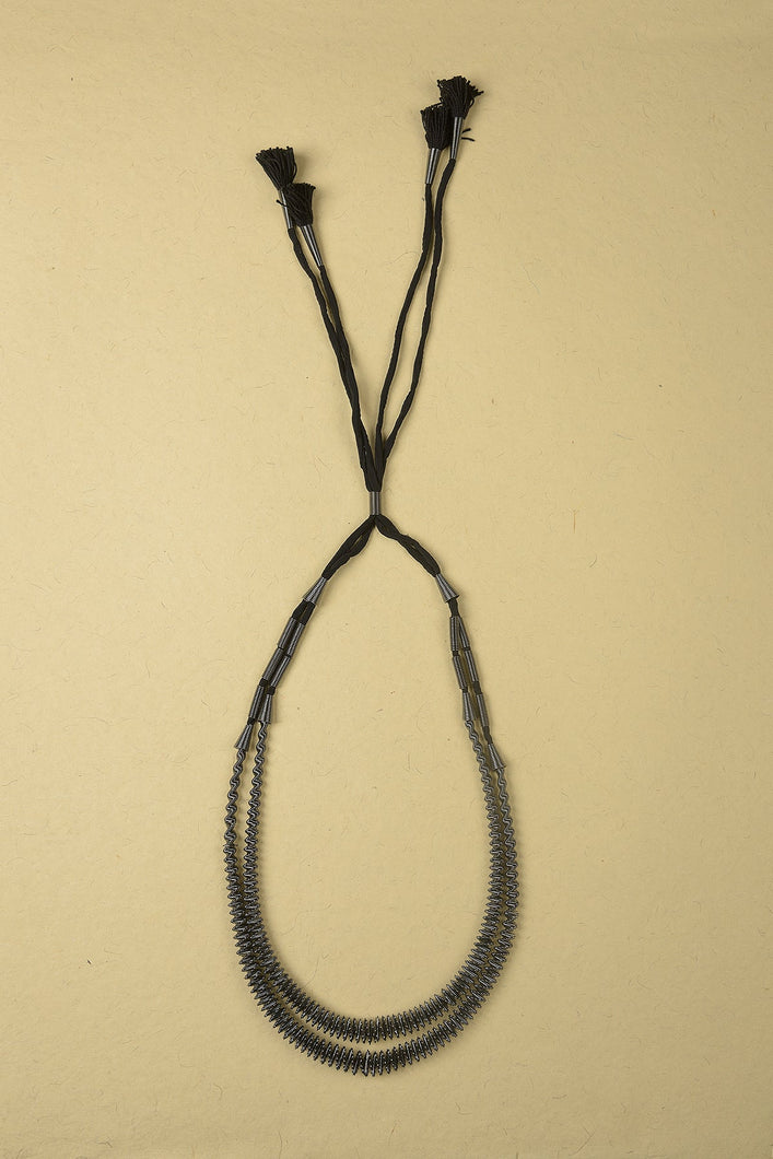 Necklace made of Iron Ring pipes and Casted Iron metal
