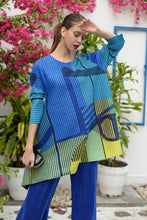 Load image into Gallery viewer, Colour Me Up Issey Tunic Set - Blue &amp; Yellow