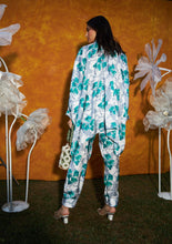 Load image into Gallery viewer, Siciley Satin Co-ord Set - Printed Green