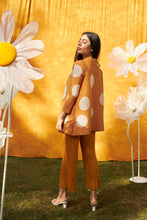 Load image into Gallery viewer, Pheobe Polka Dot Printed Tunic Set - Yellow